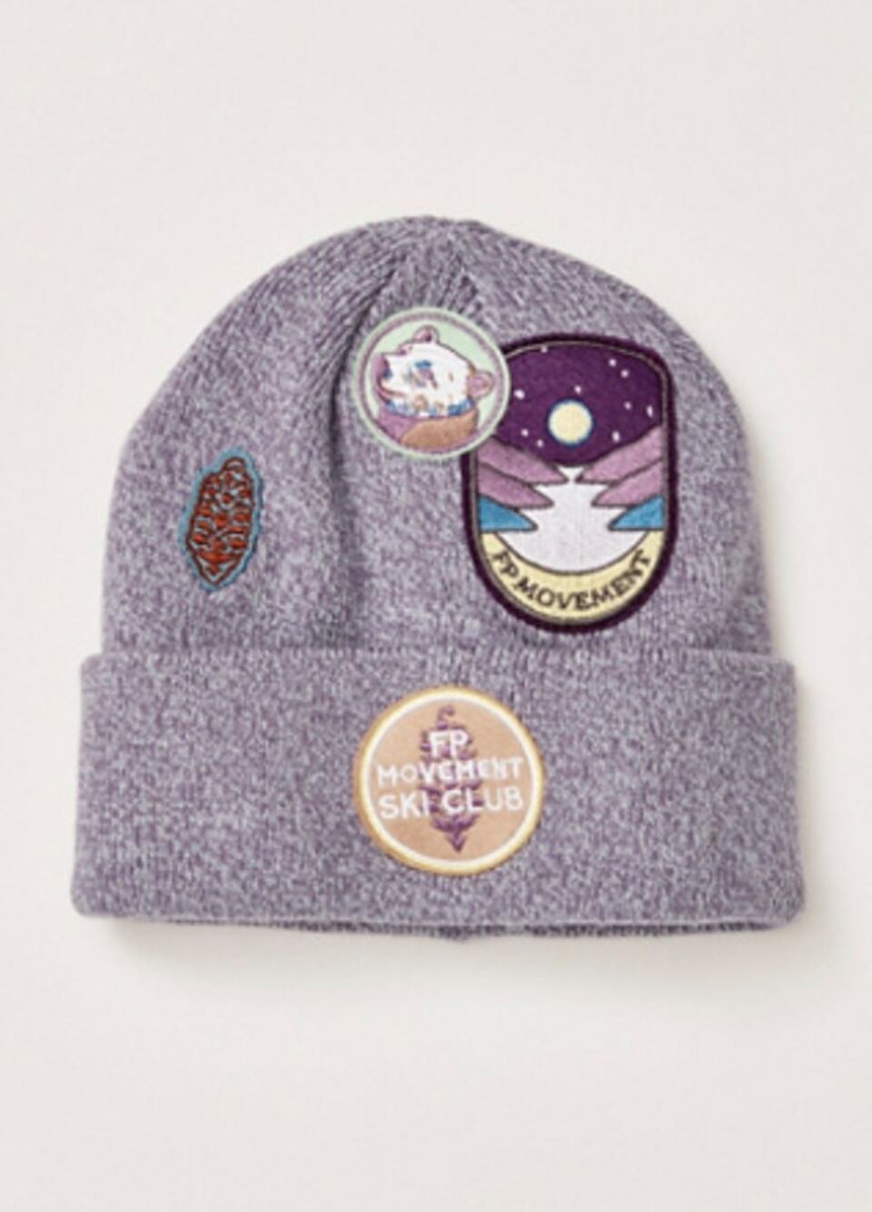 Free People Park Patch Beanie Hat NEW
